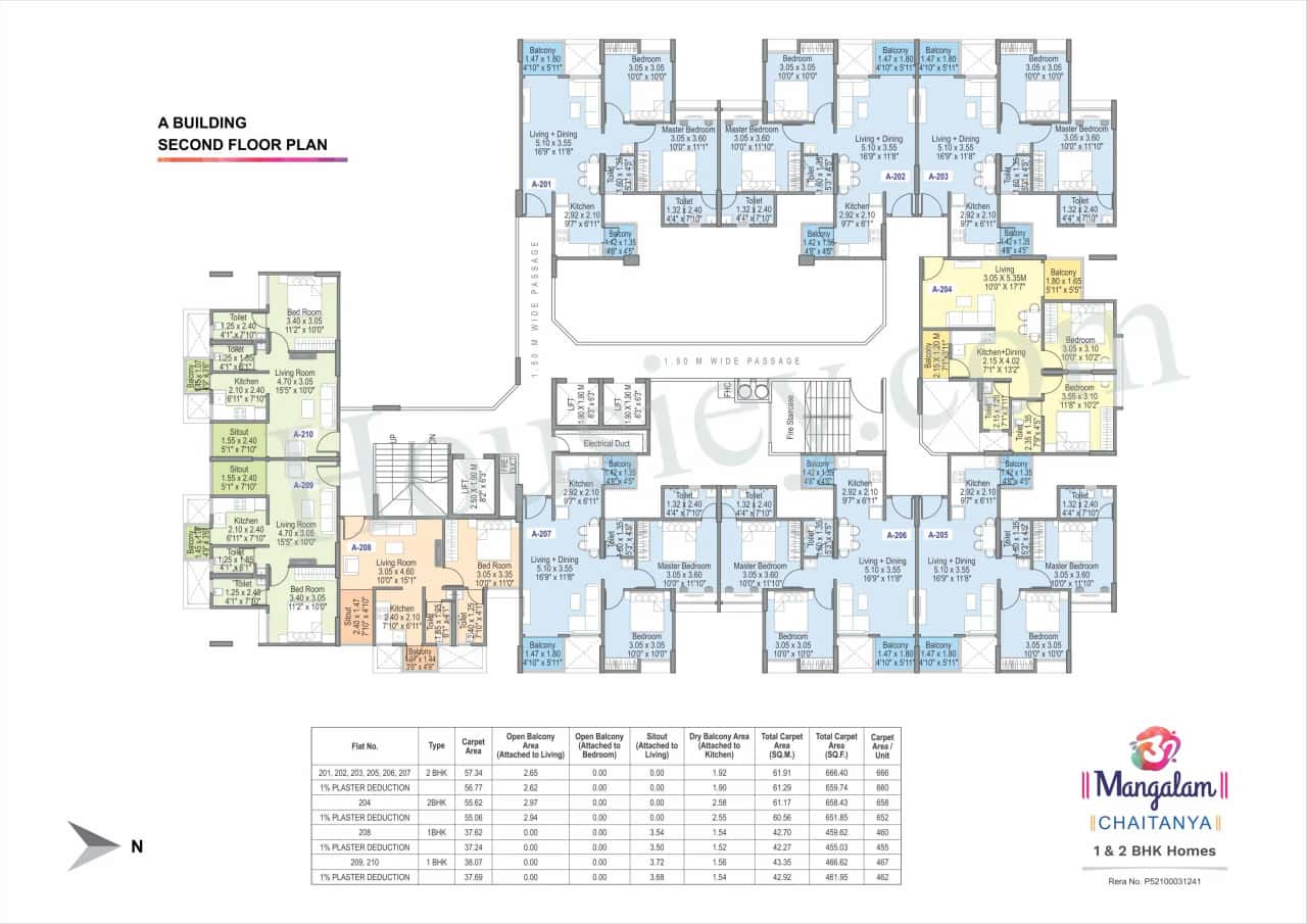 Om Mangalam Chaitanya Phase-3 Floor plan 3