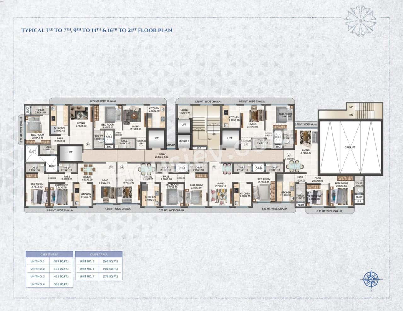 Omkaar Solitaire Floor plan 3
