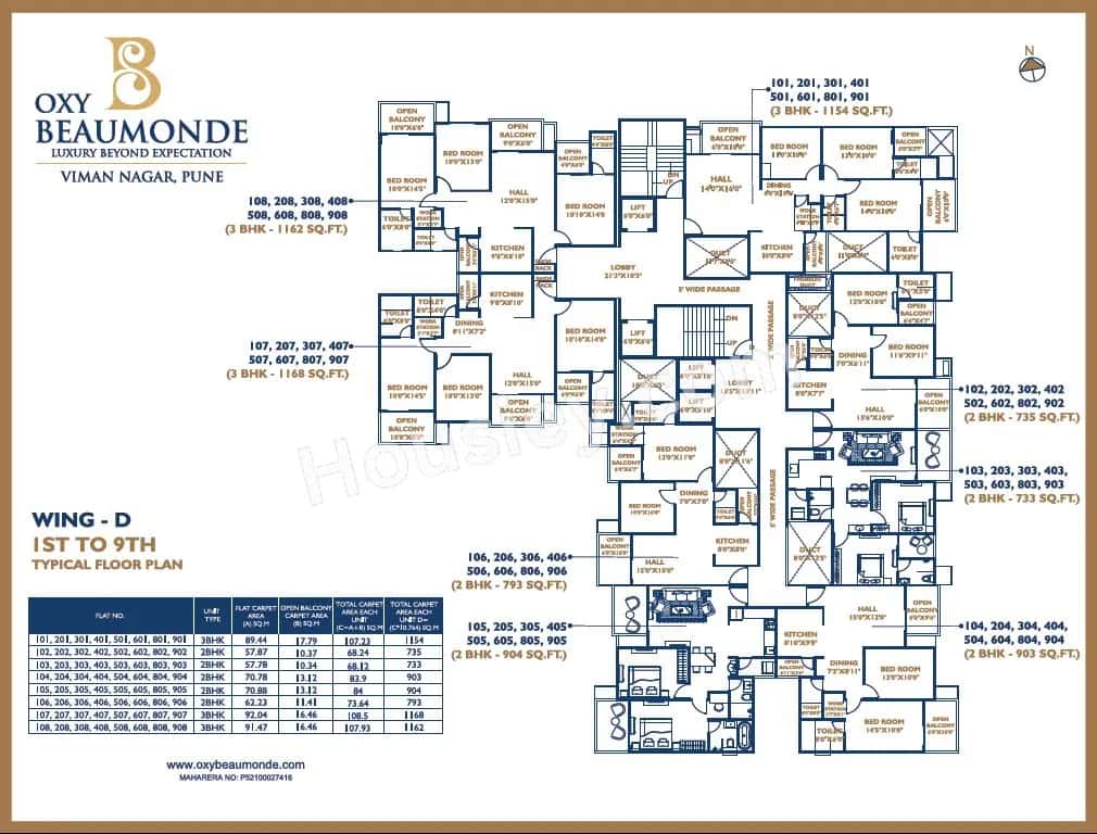 Oxy Beaumonde Floor plan 3