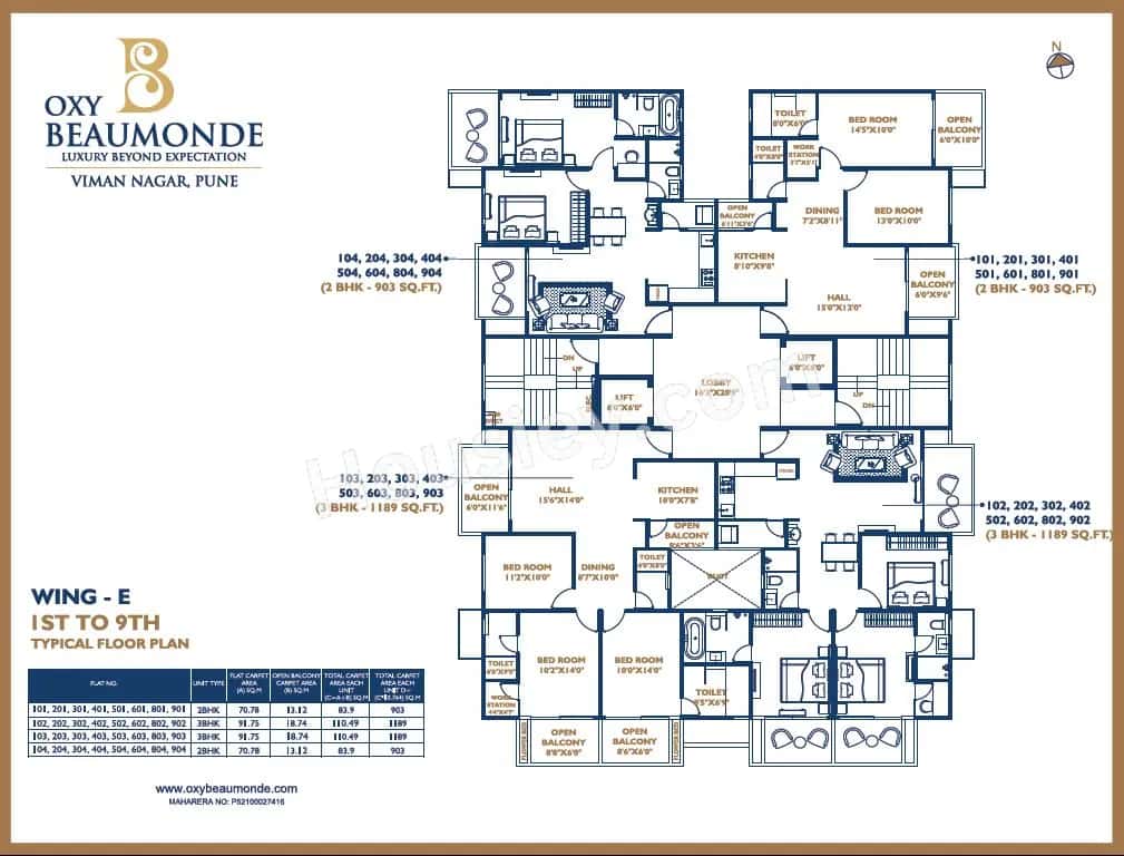 Oxy Beaumonde Floor plan 4