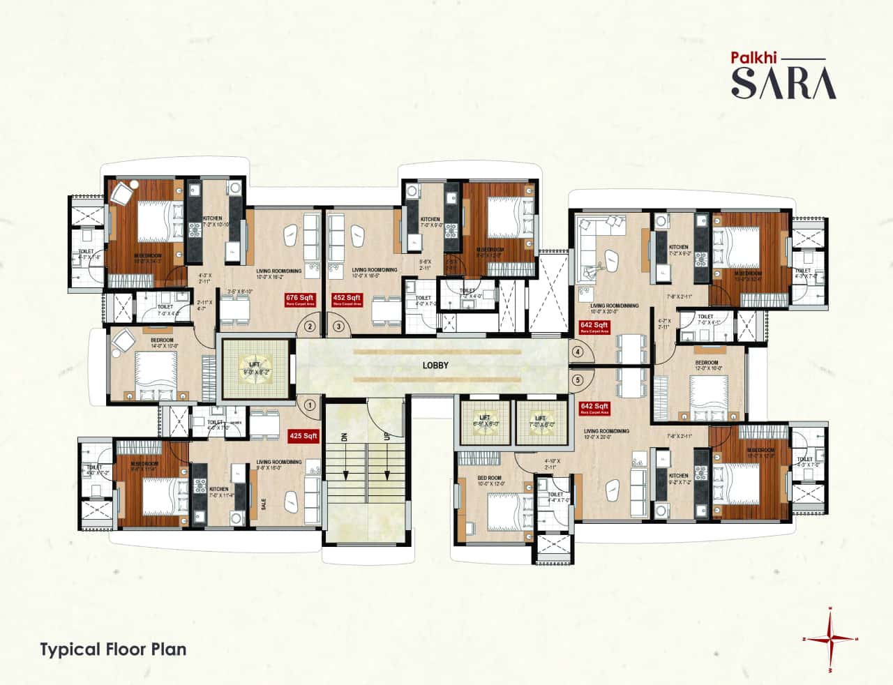 Palkhi Sara Floor plan 3