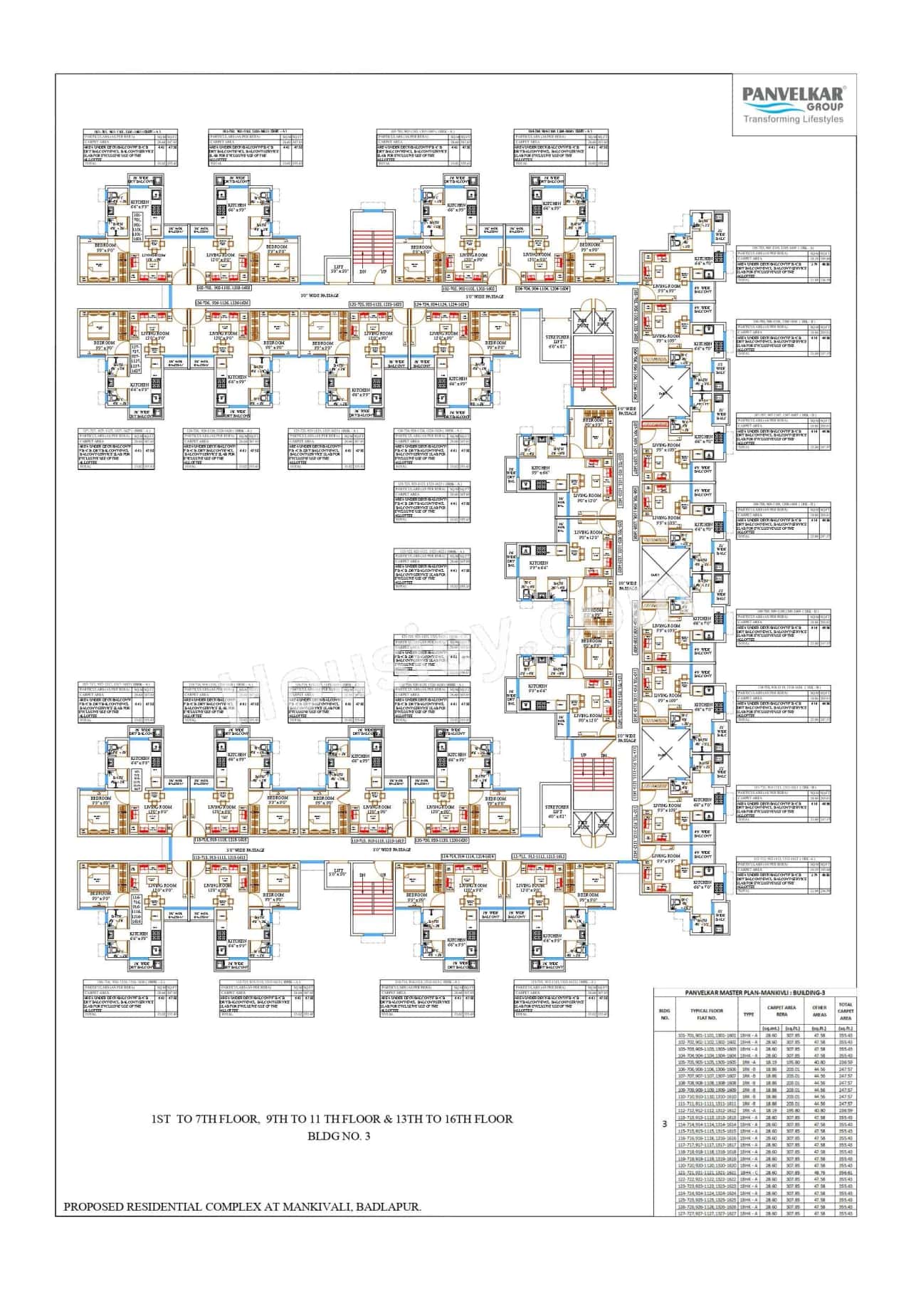 Panvelkar Estate Oxford Floor plan 3