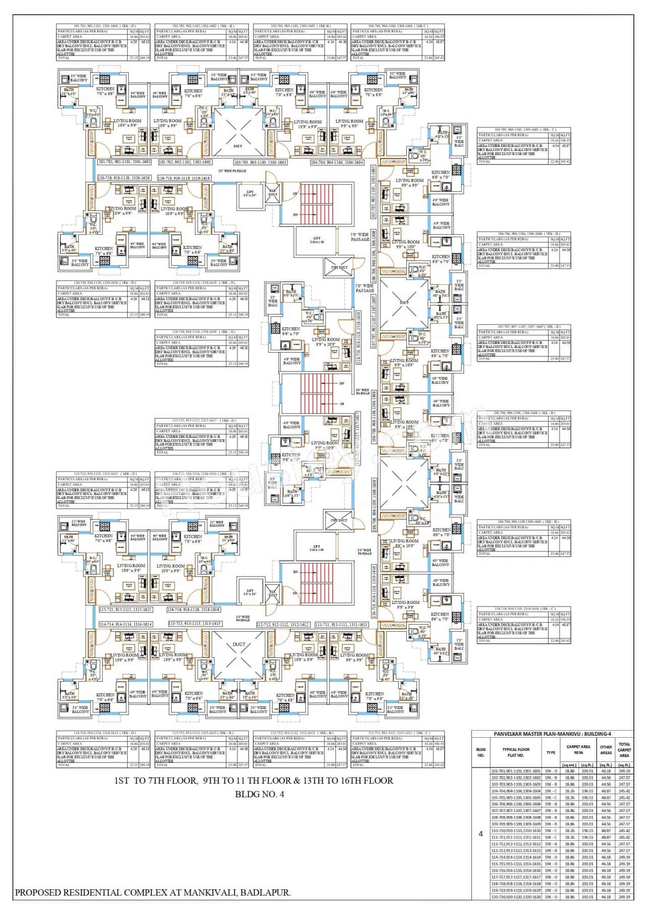 Panvelkar Estate Oxford Floor plan 4