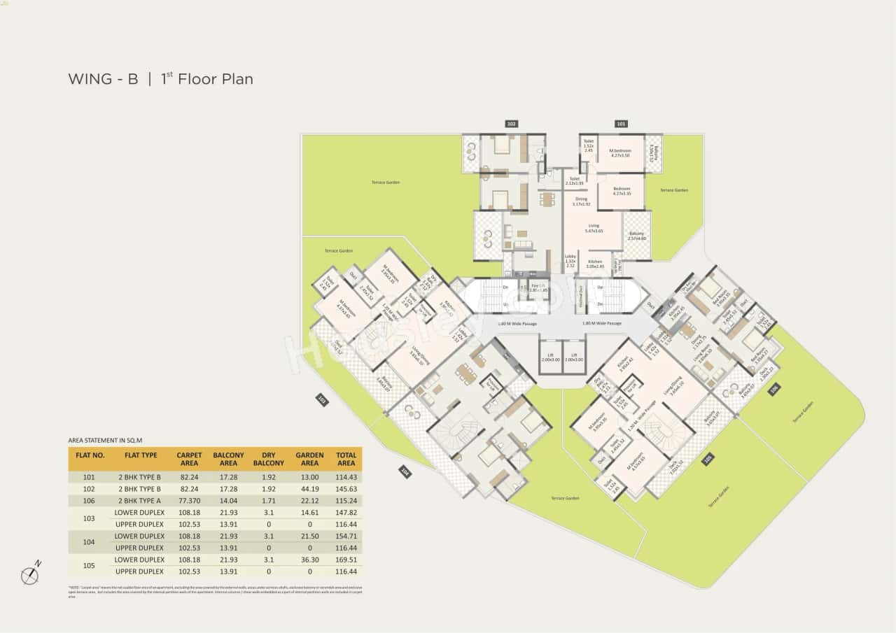Paranjape Highgardens Floor plan 4