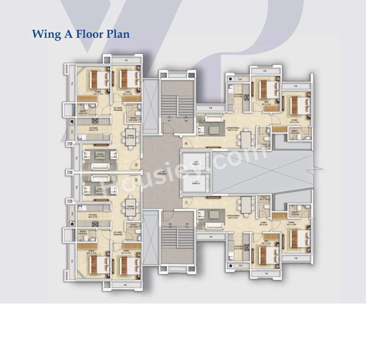 Parikh Yash Platina Floor plan 2