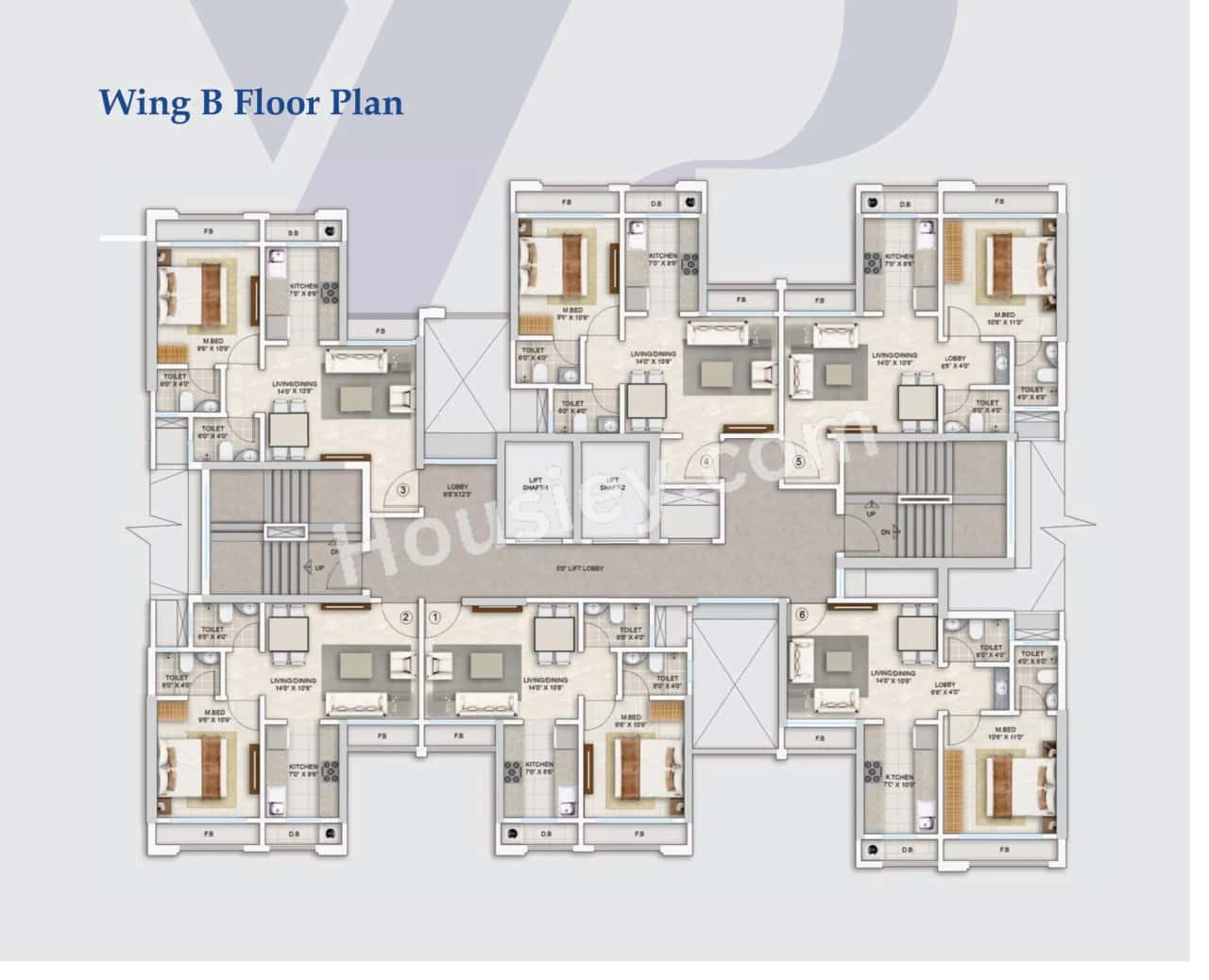 Parikh Yash Platina Floor plan 4