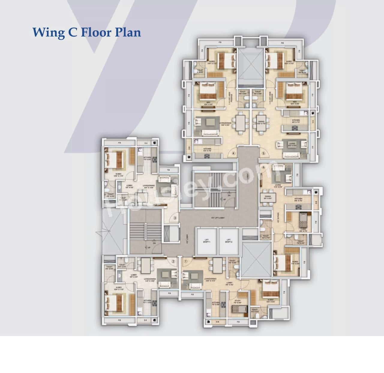 Parikh Yash Platina Floor plan 5