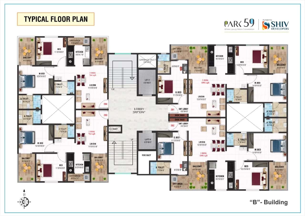 Shiv Park 59 Floor plan 1