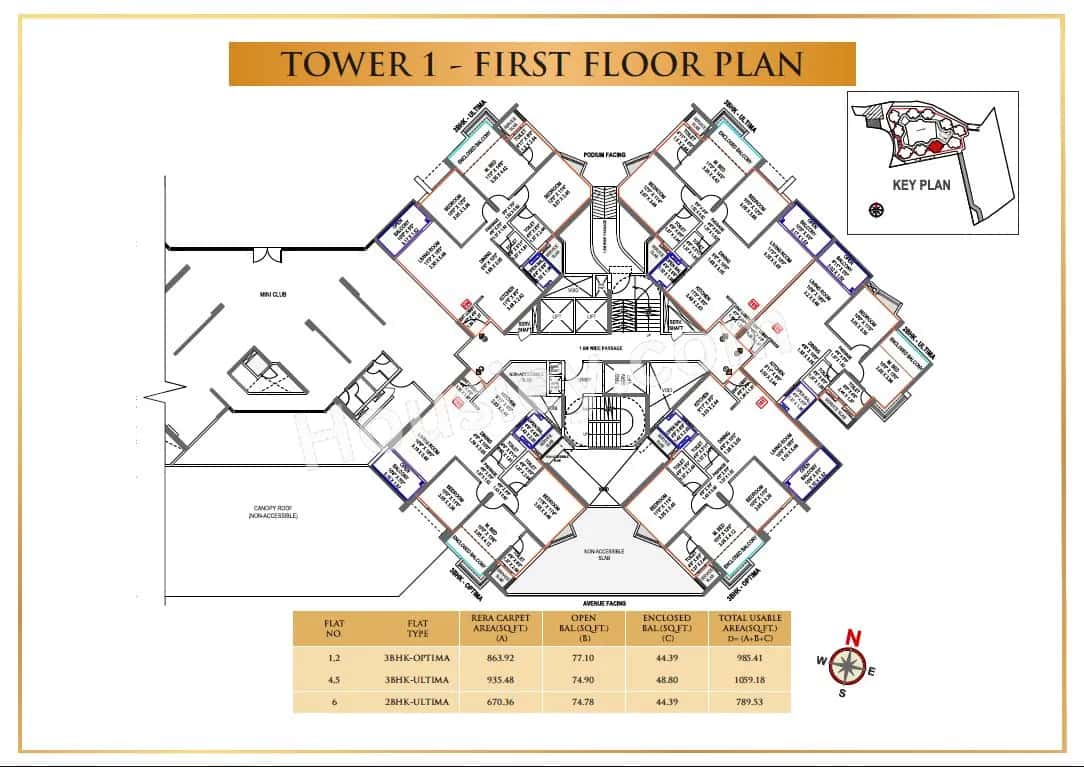 Pride Purple Park Titan Floor plan 1