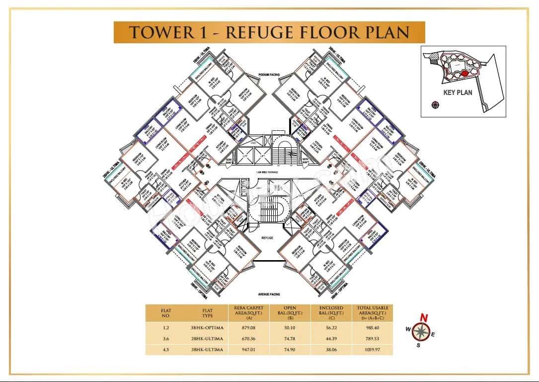Pride Purple Park Titan Floor plan 4