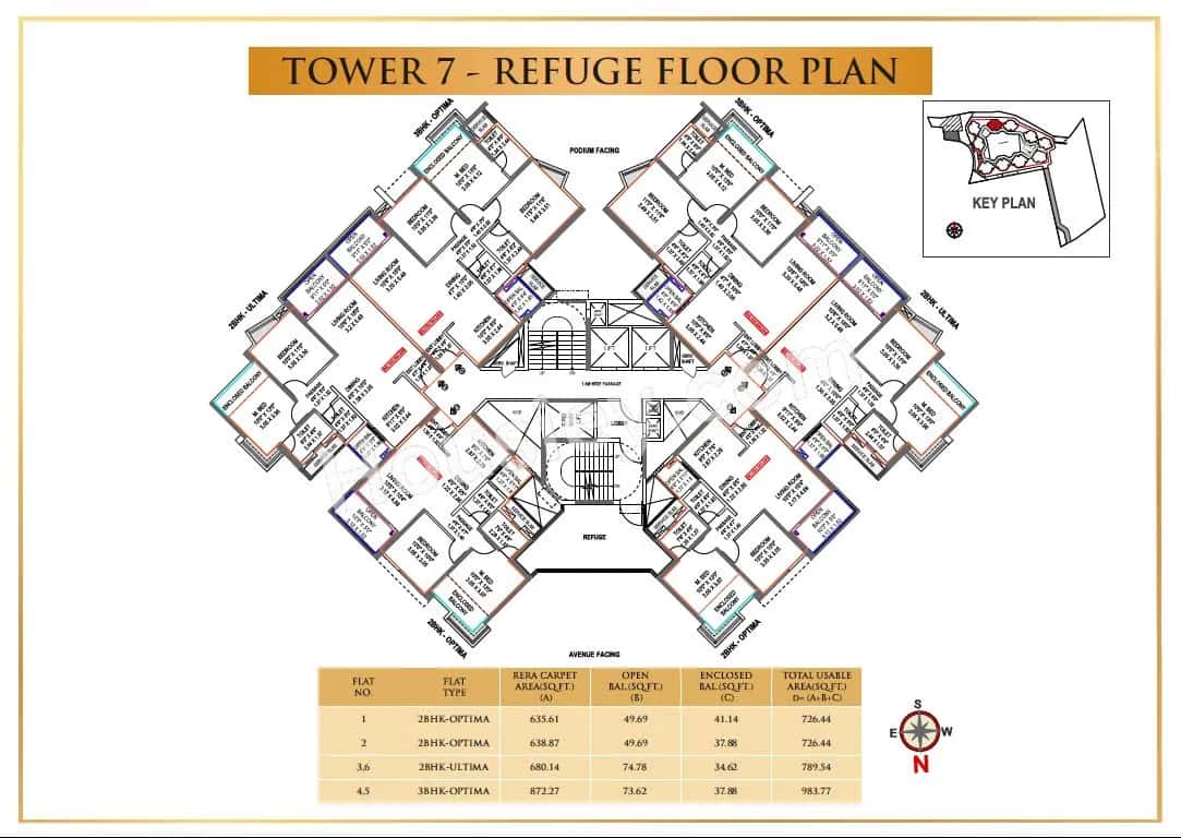 Pride Purple Park Titan Floor plan 6