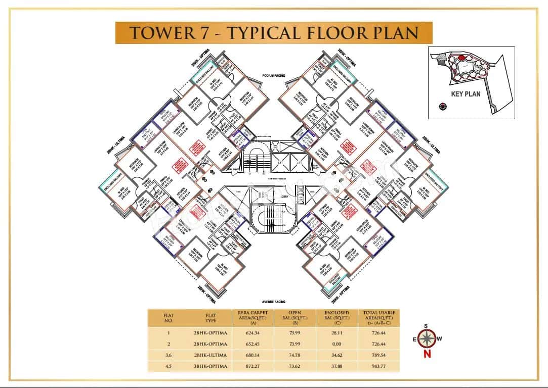 Pride Purple Park Titan Floor plan 12