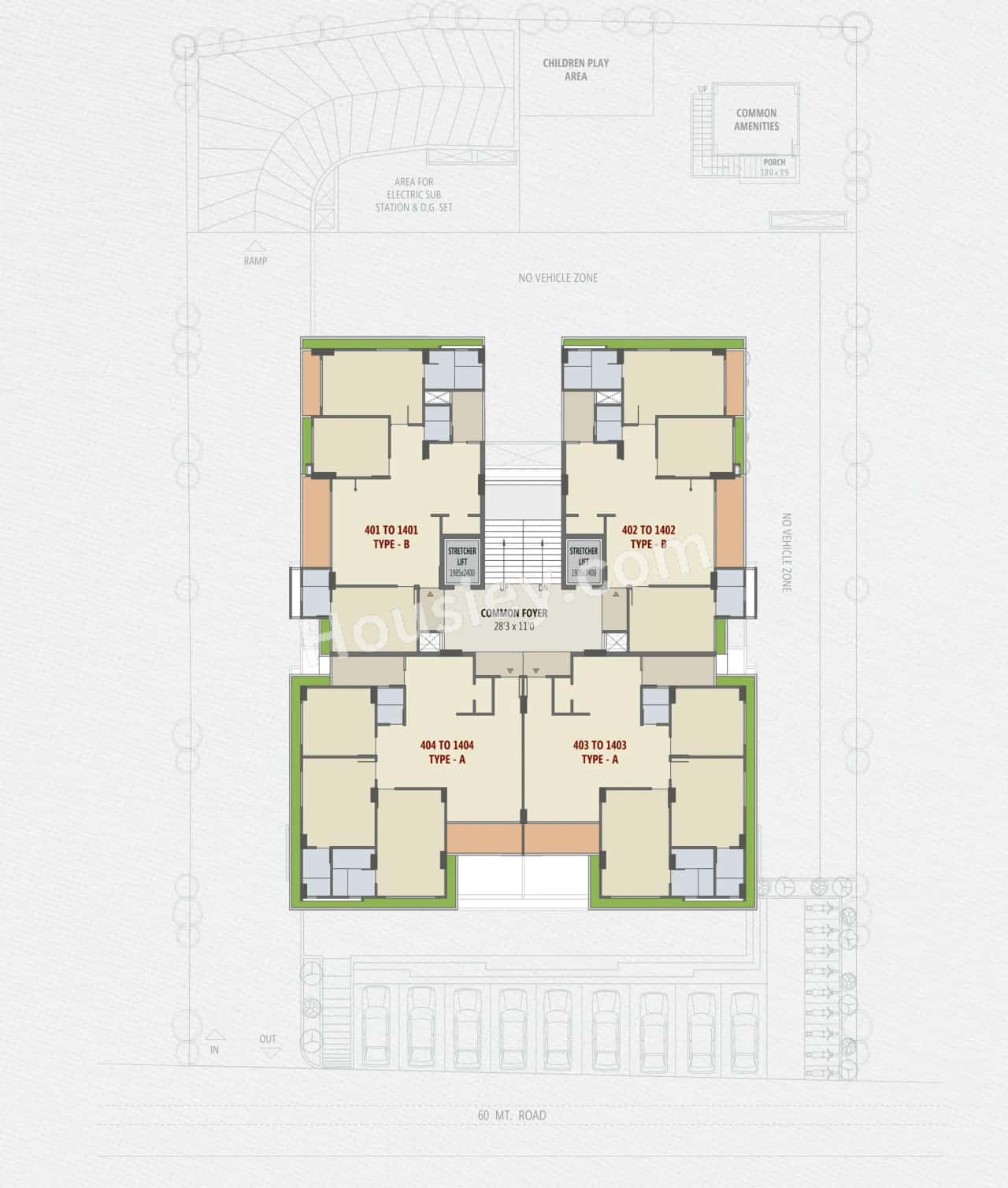 Parshwa RJ Pashmina Floor Plan