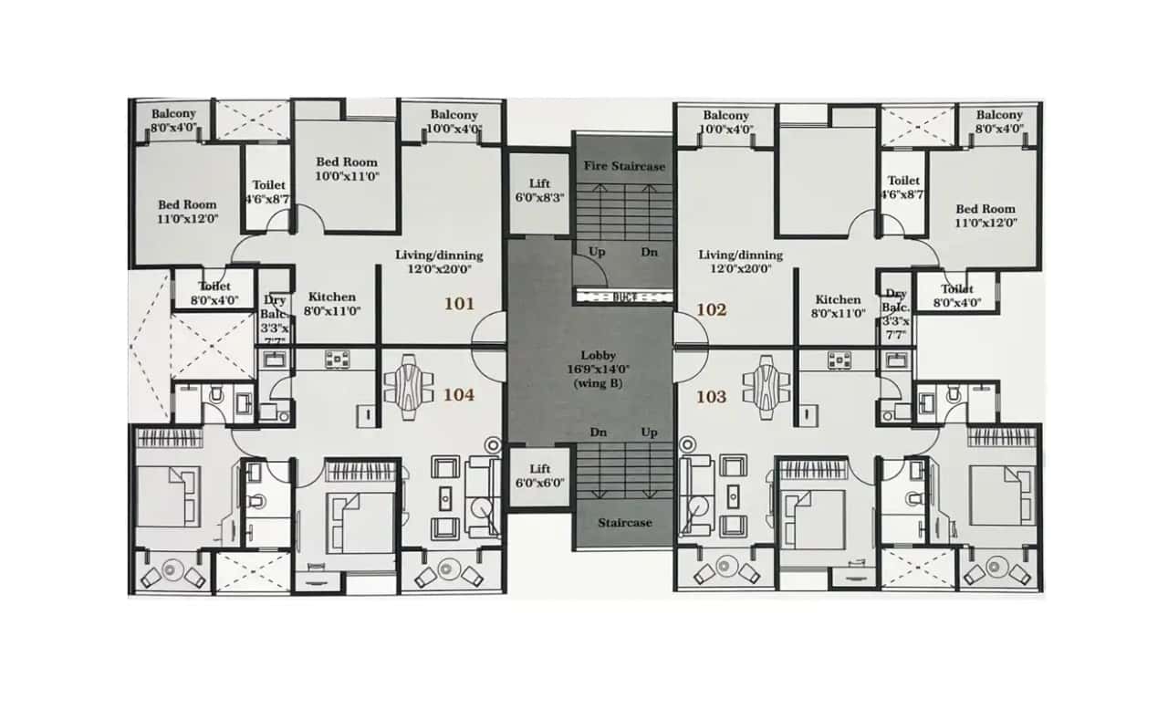 Pawar Riseonic Floor Plan