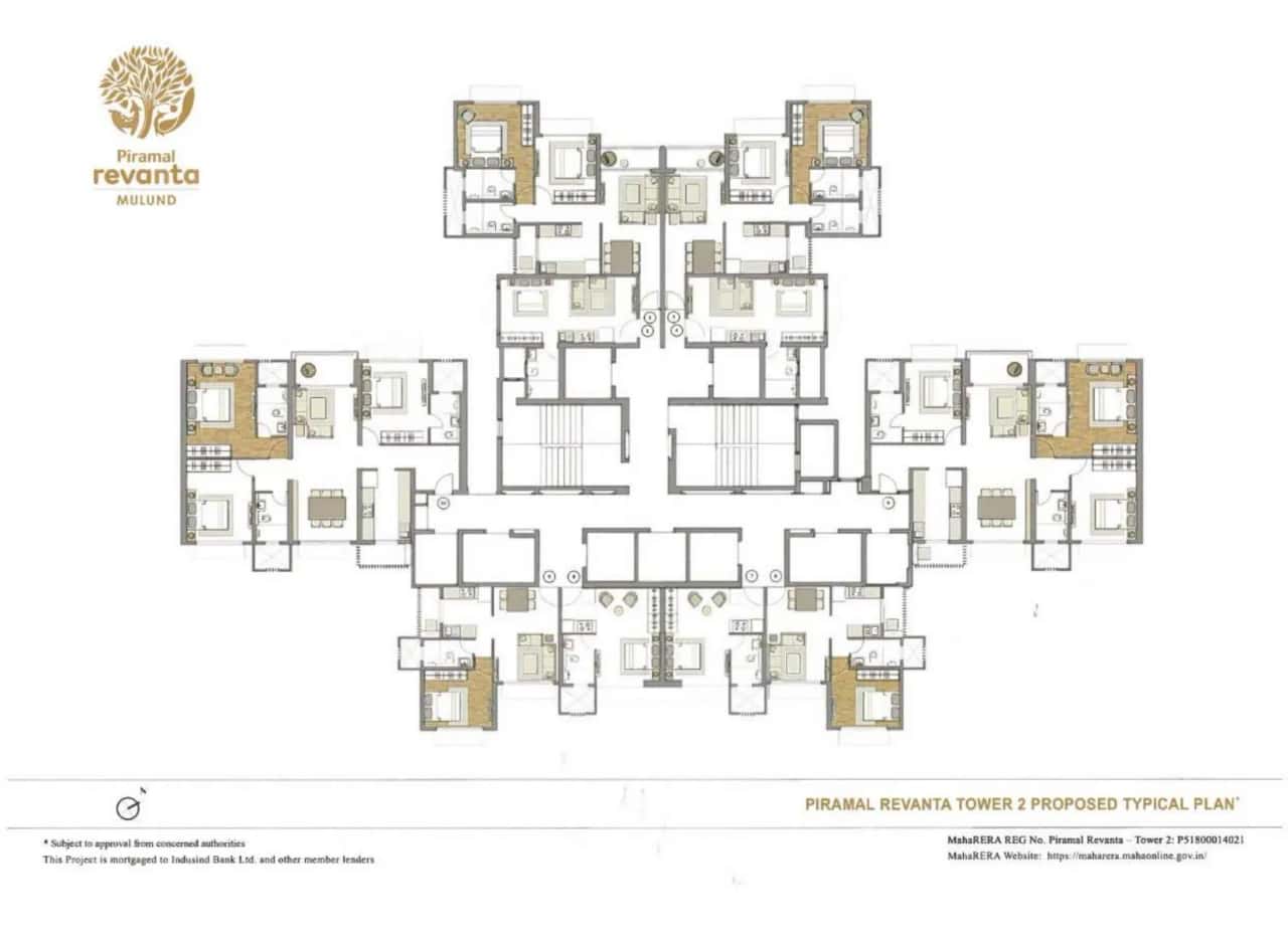 Piramal Revanta Floor plan 1