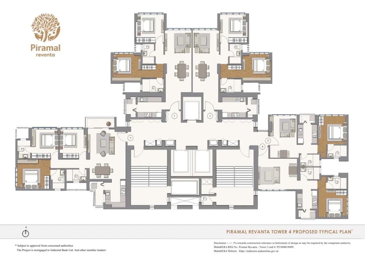 Piramal Revanta Floor plan 5