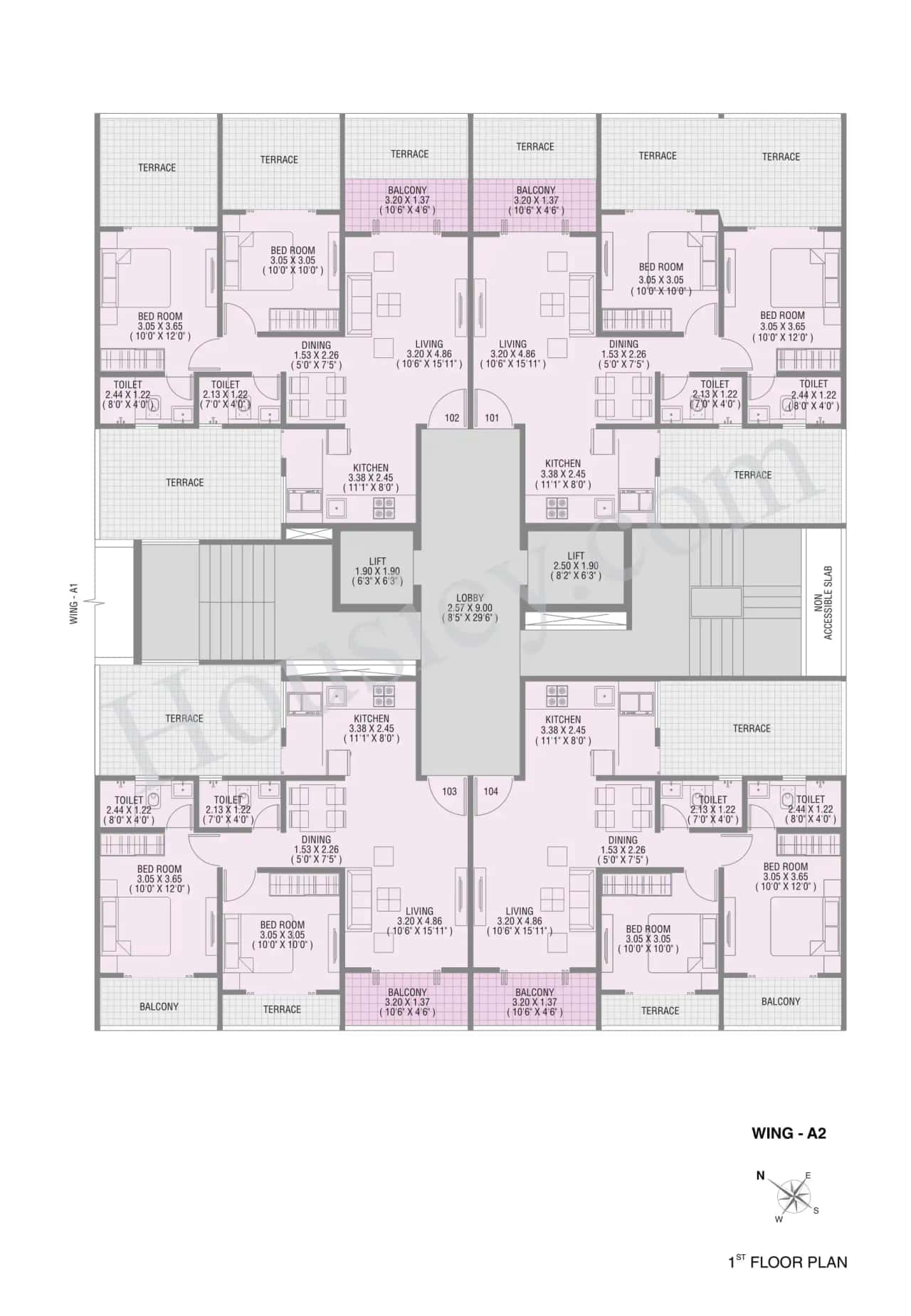 Pragati Serene Floor plan 1
