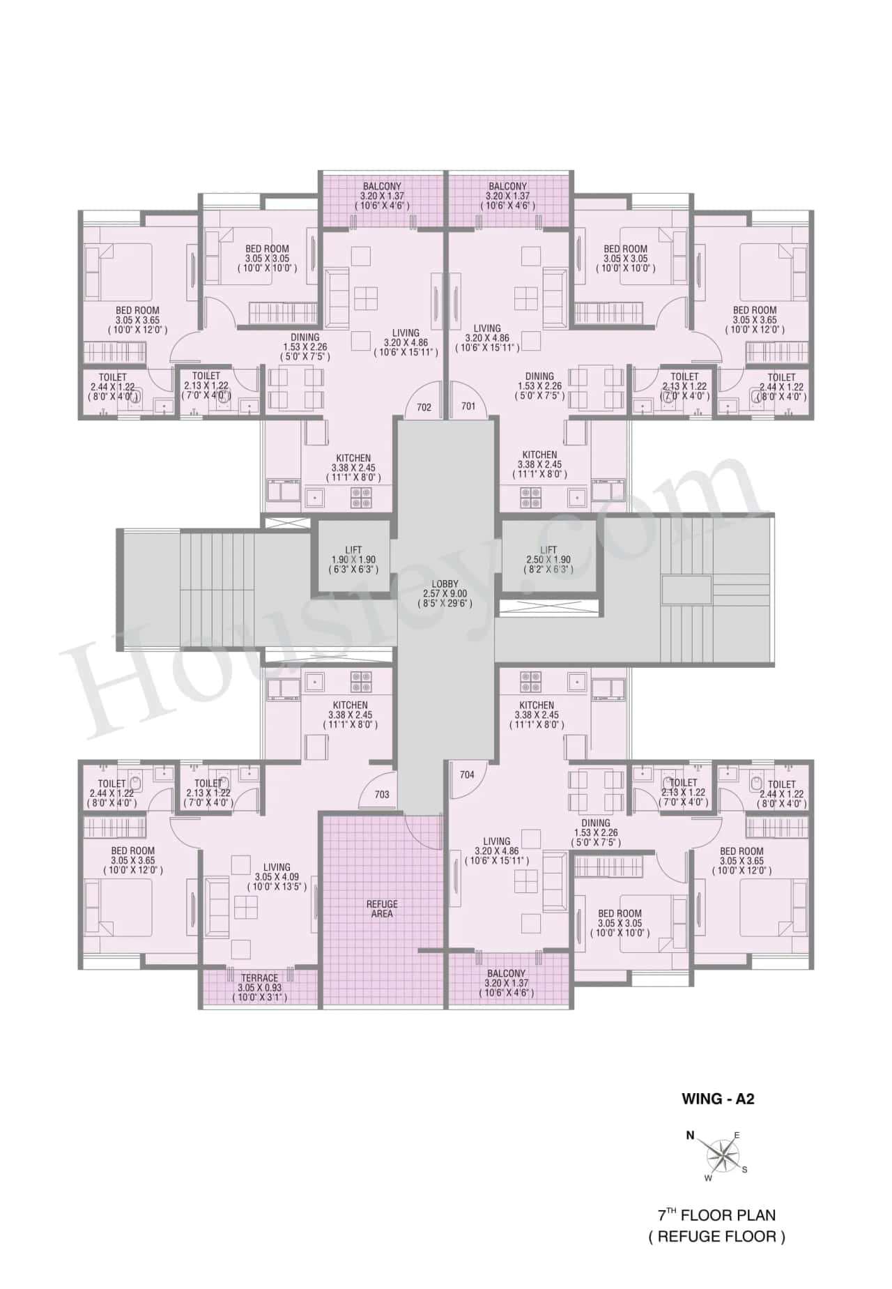 Pragati Serene Floor plan 2