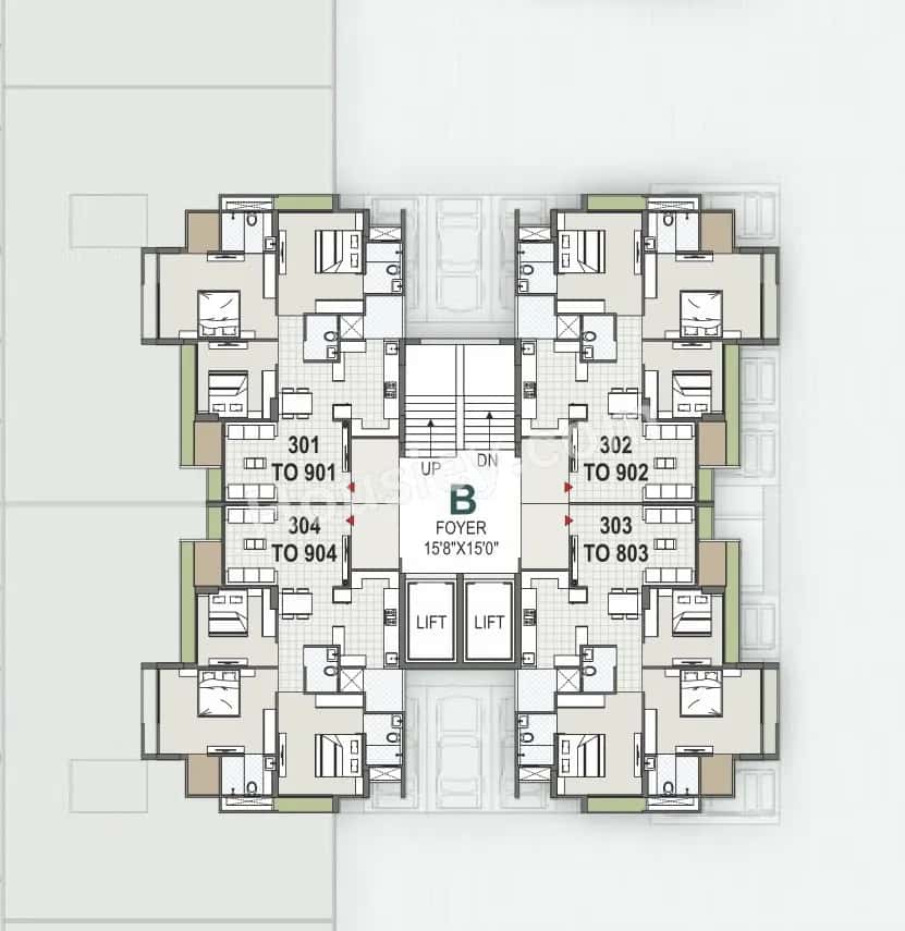 DR Praharsh Serena Floor plan 2