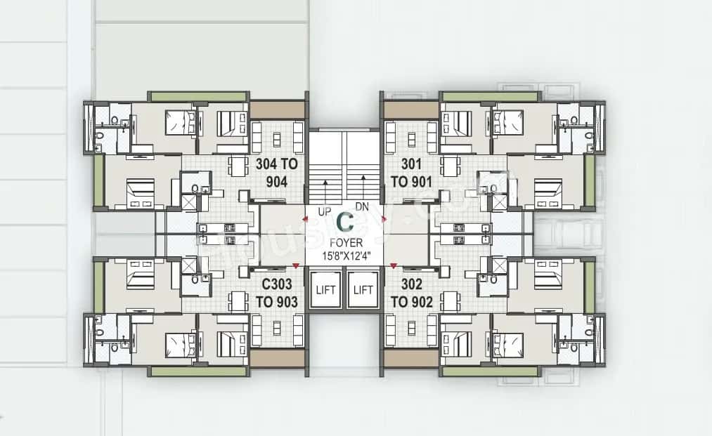 DR Praharsh Serena Floor plan 3