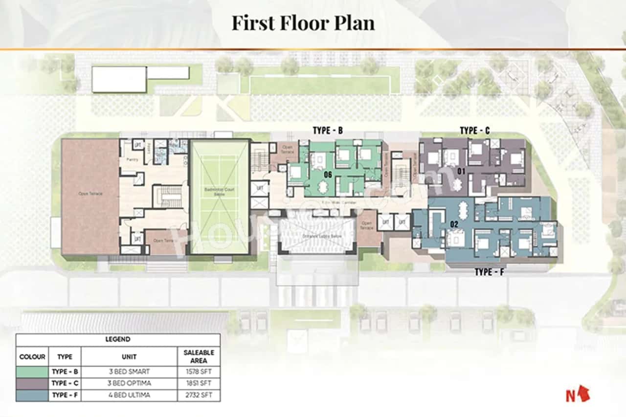 Prestige Camden Gardens Floor plan 2