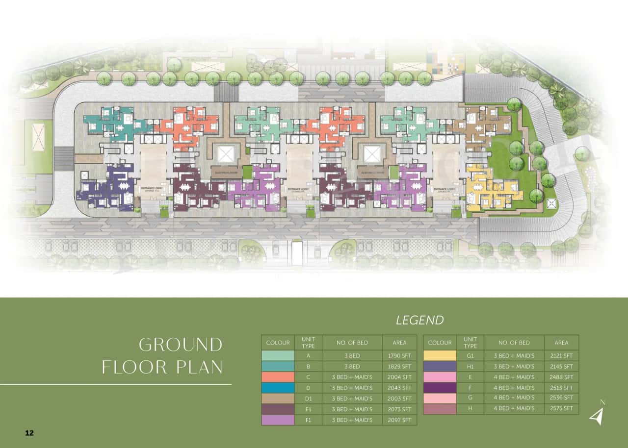 Prestige Elm Park Floor plan 2