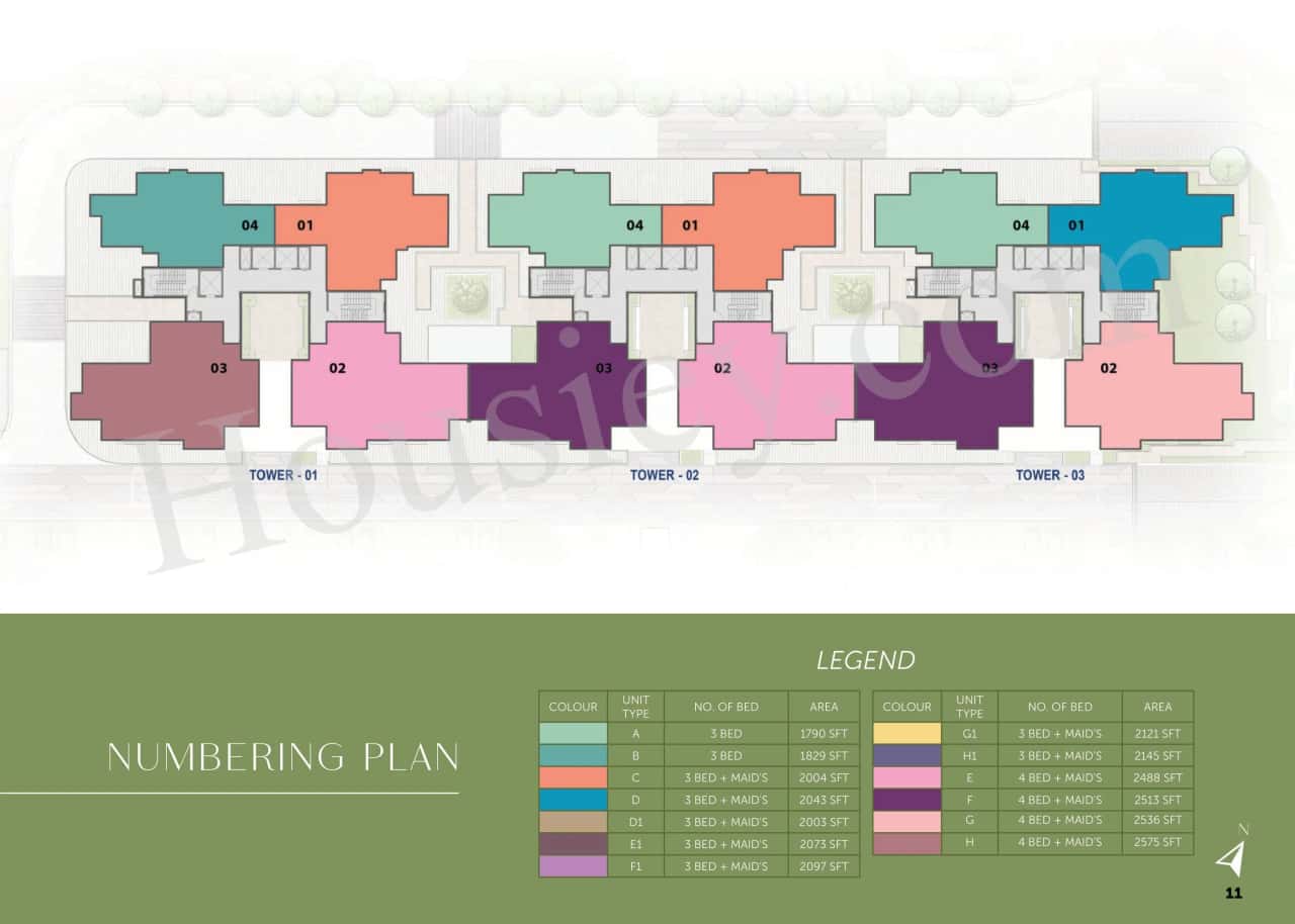 Prestige Elm Park Floor plan 1