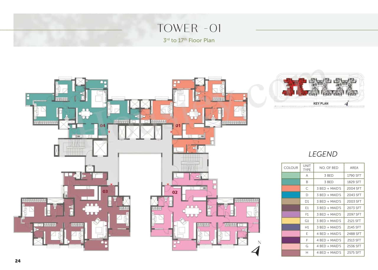 Prestige Elm Park Floor plan 3