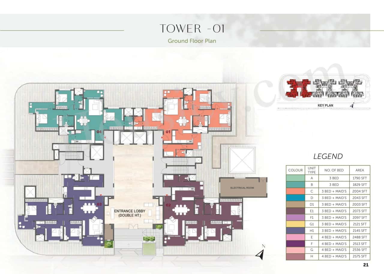 Prestige Elm Park Floor plan 4
