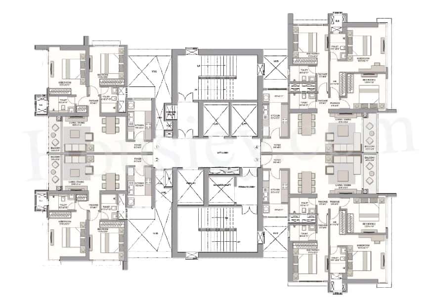 Prestige Jasdan Classic Floor plan 2