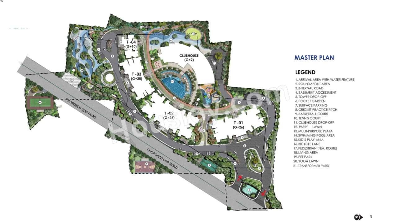 Prestige Serenity Shores Floor plan 2