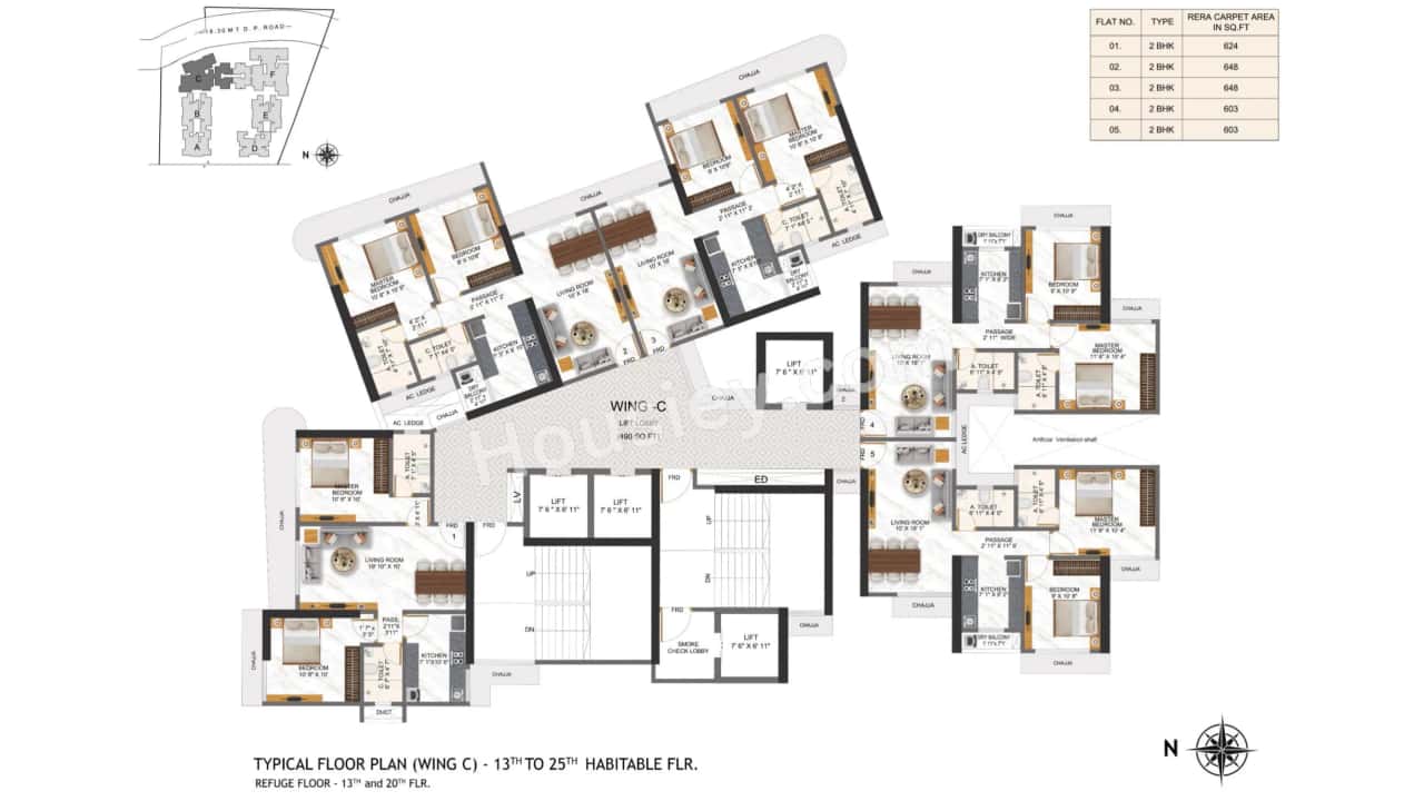 Pride Of Malad Floor plan 3