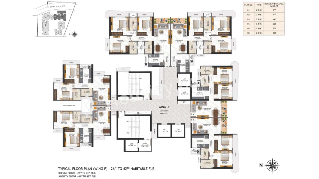 Pride Of Malad Floor plan 6