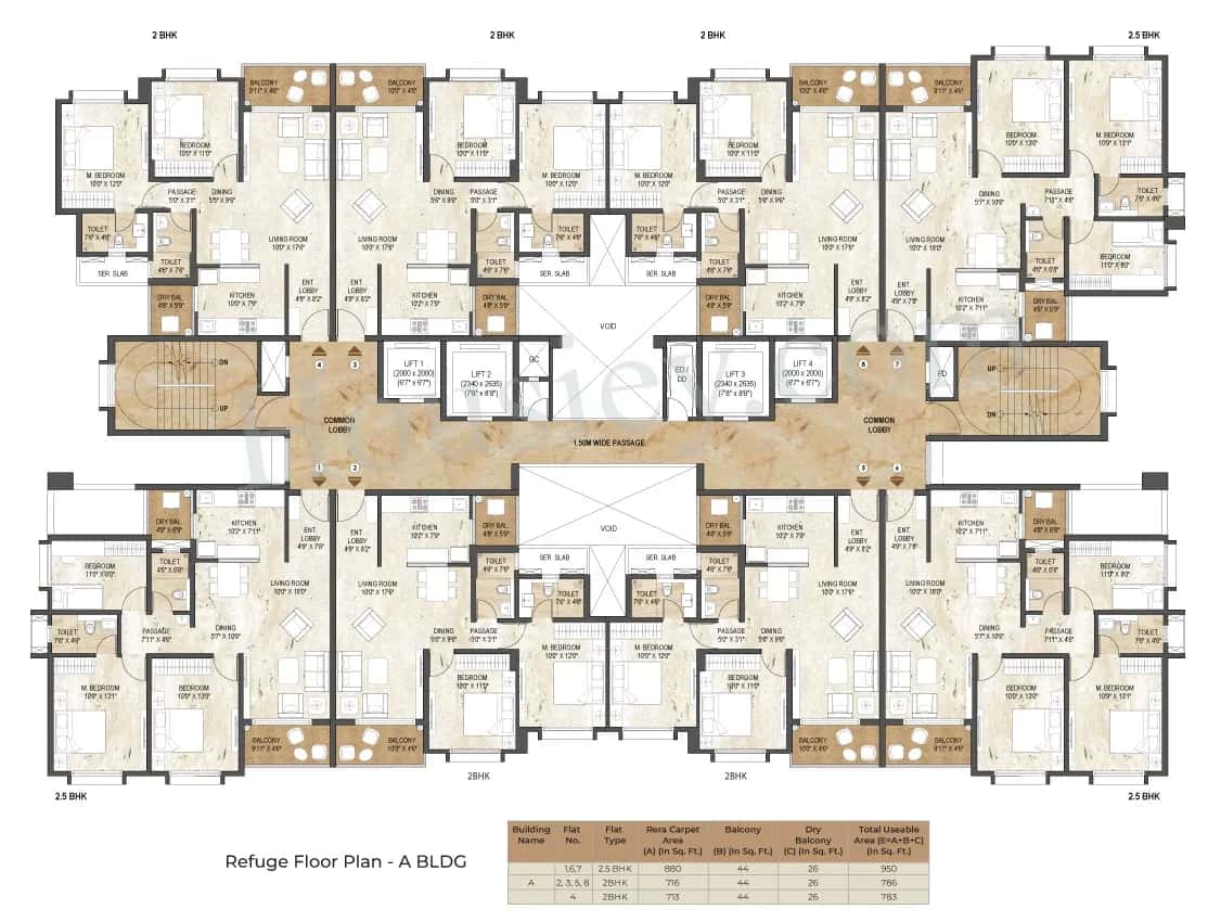 Pride World City - Soho Floor plan 1