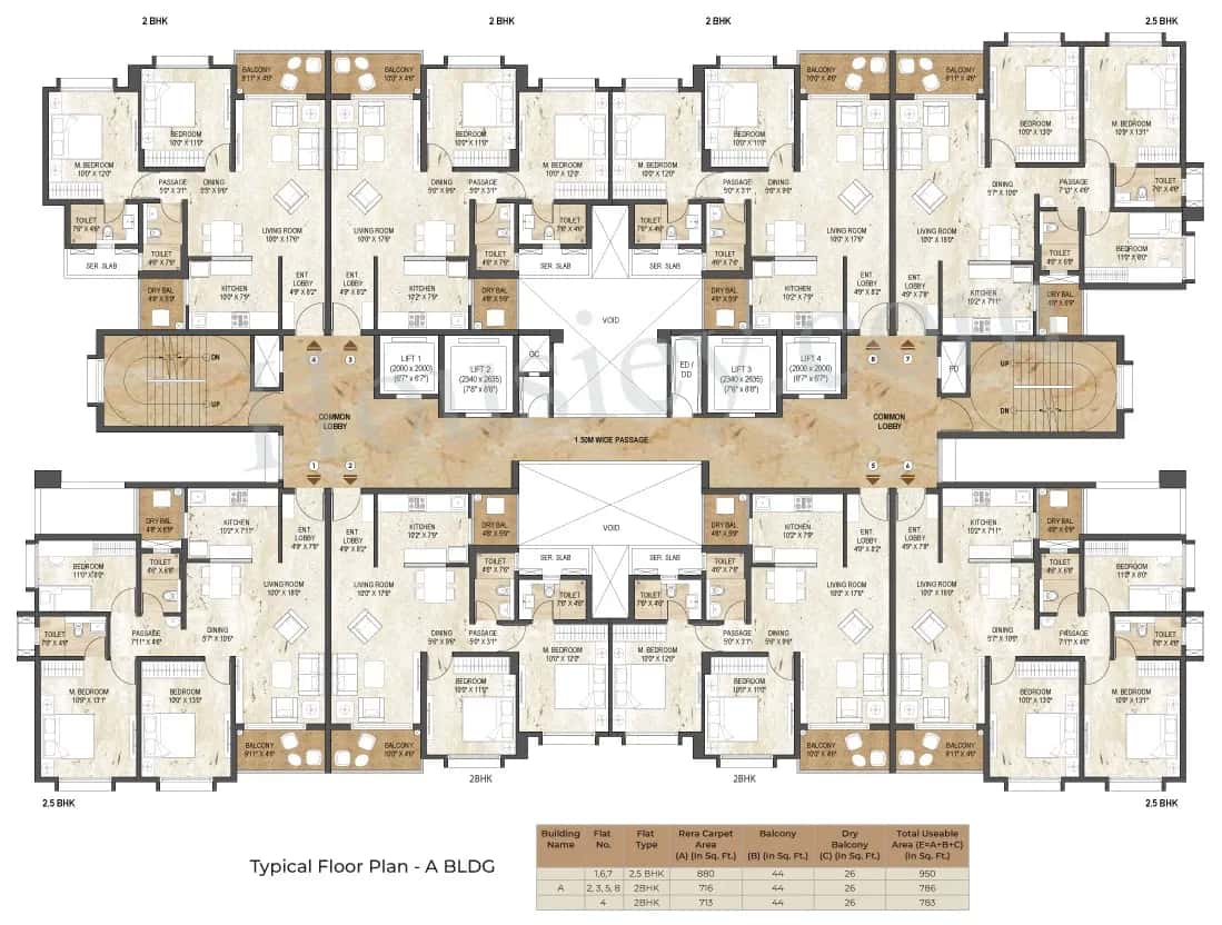 Pride World City - Soho Floor plan 2