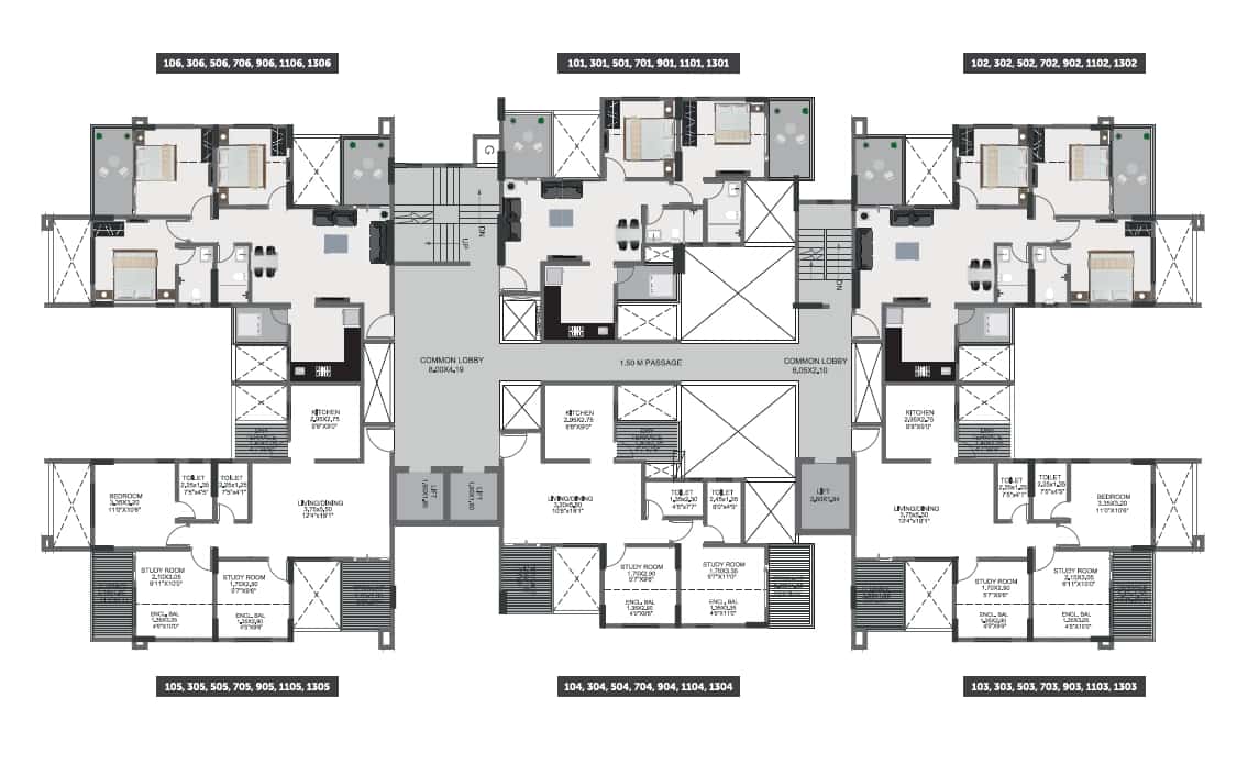 Pristine Greens Floor plan 3
