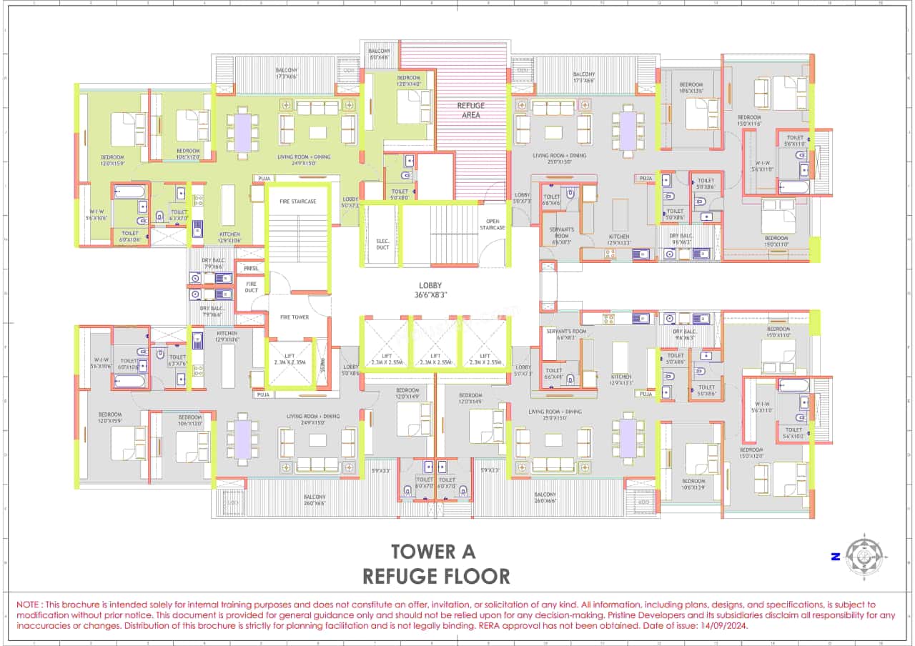 Pristine Lords Floor plan 2