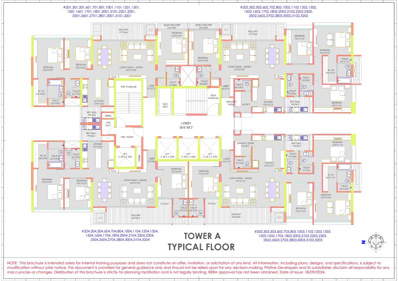 Pristine Lords Floor plan 3