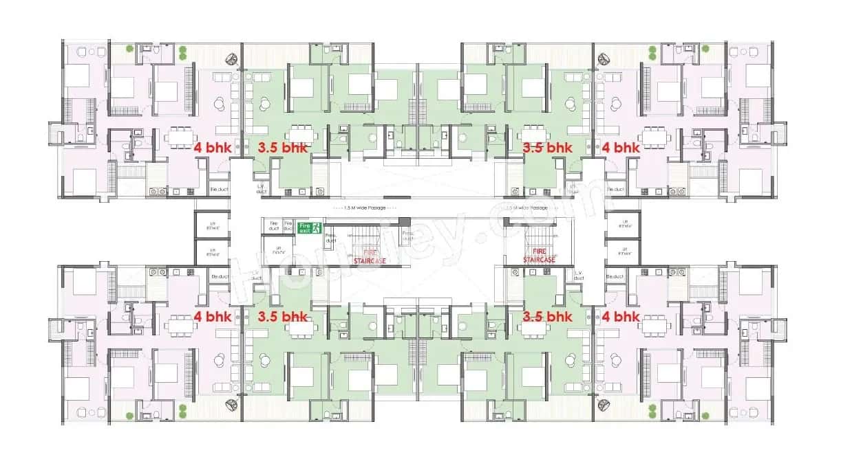 Pristine O2world Floor plan 2