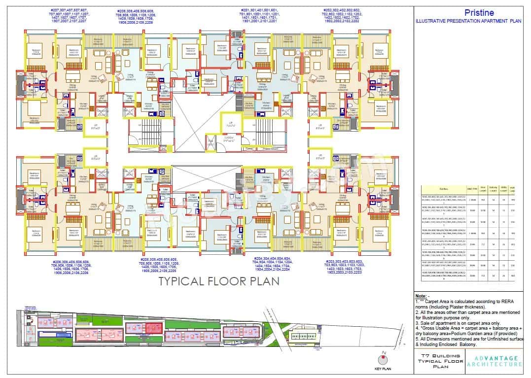 Pristine O2world Floor plan 3