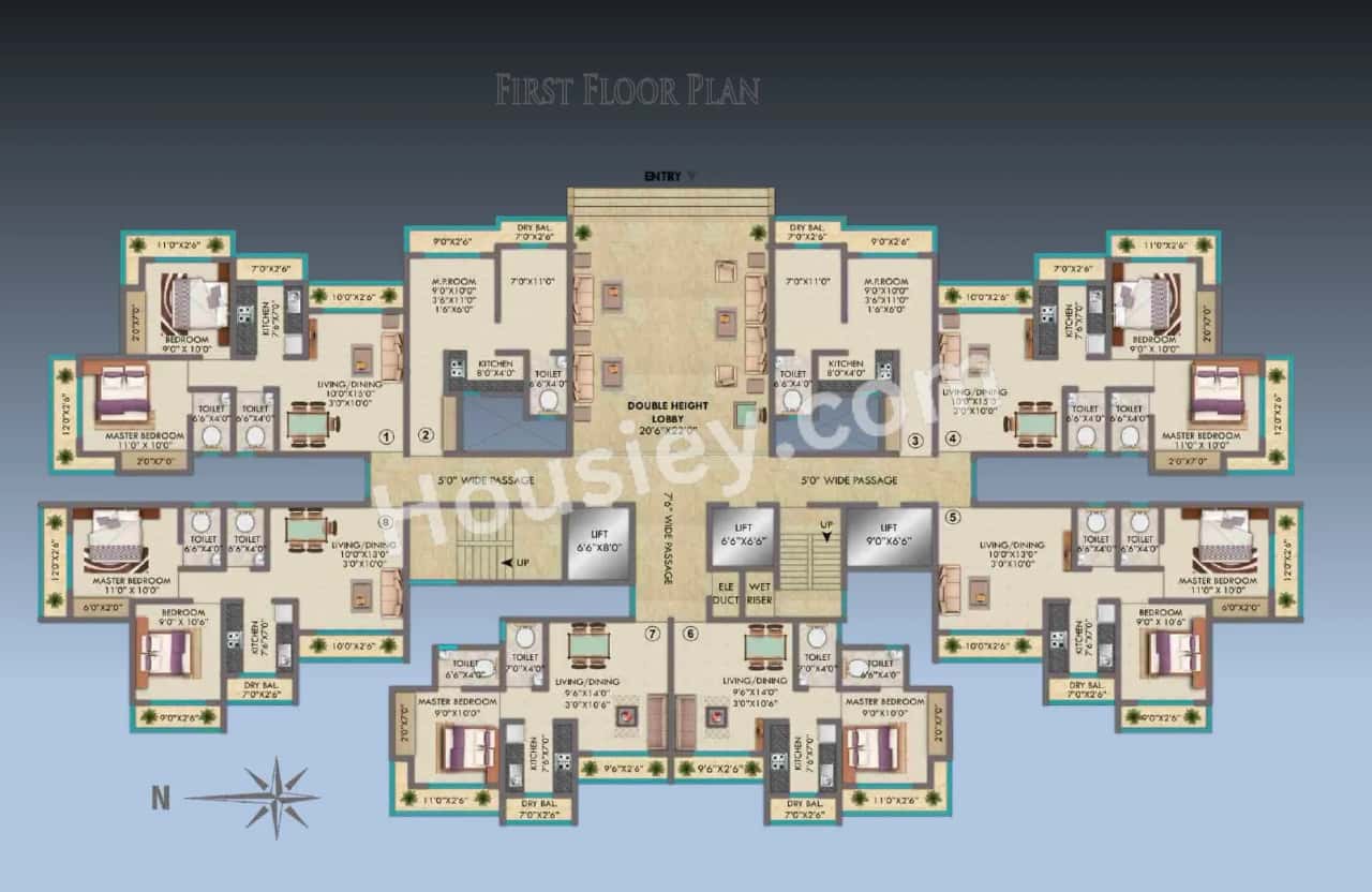 Prithvi Pride Floor plan 2