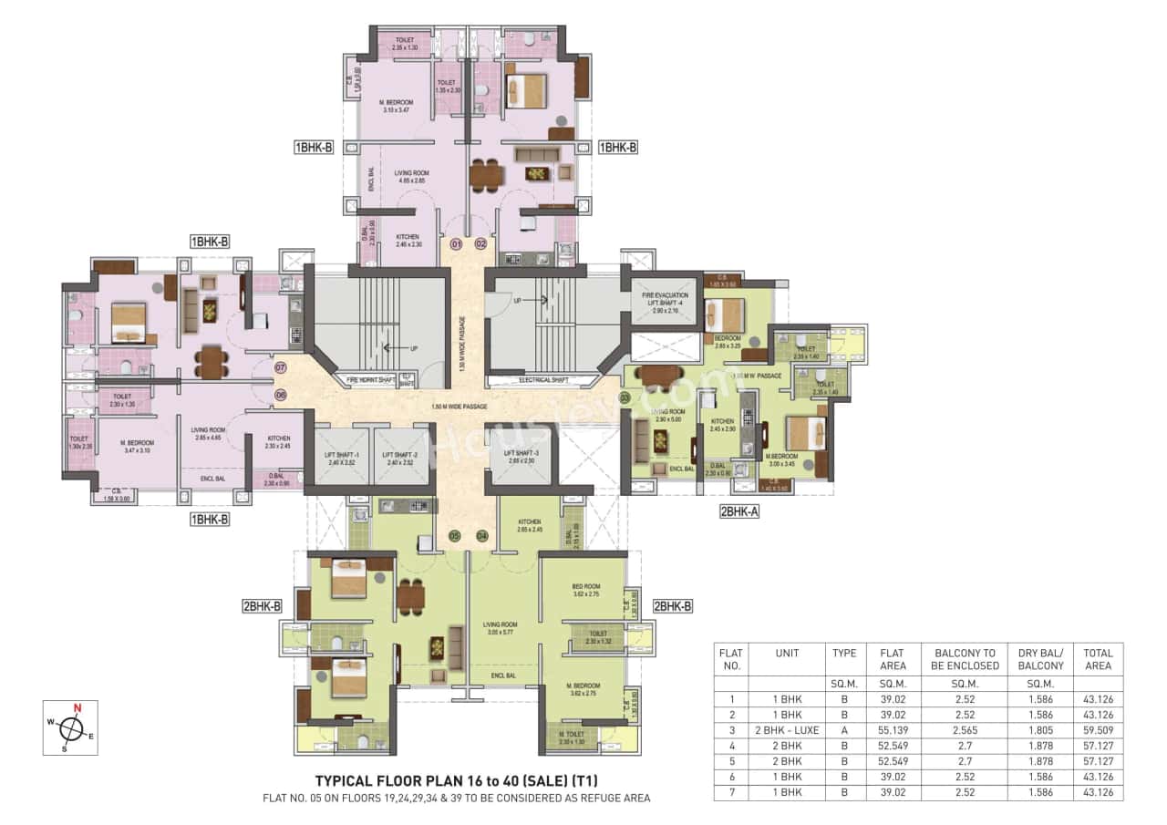 Puraniks Reserva Floor plan 1