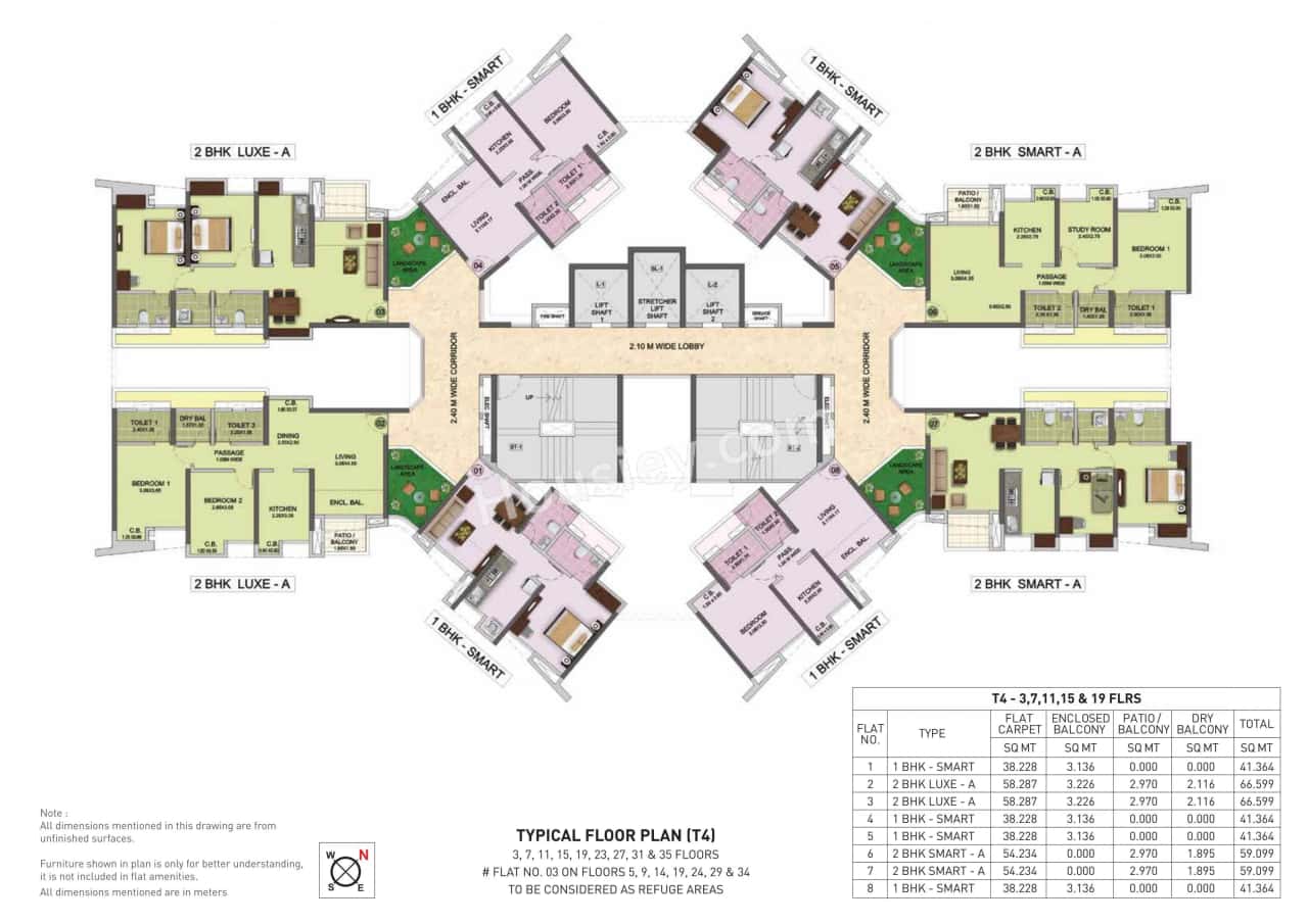 Puraniks Reserva Floor plan 2