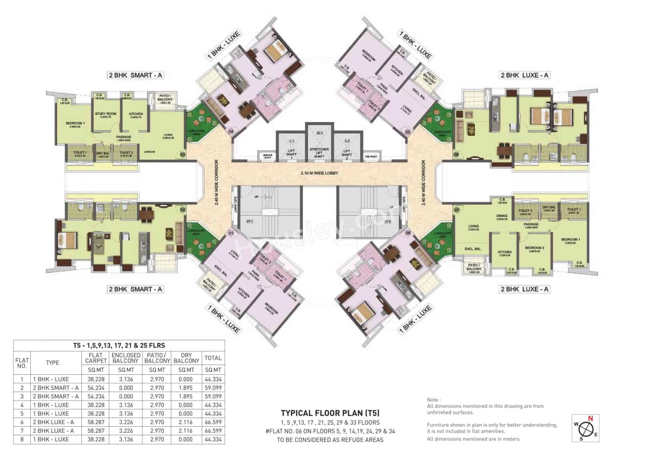 Puraniks Reserva Floor plan 3