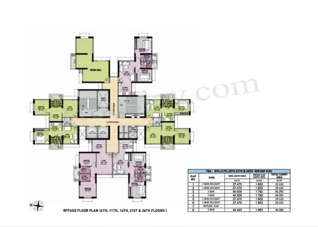 Puraniks Unicorn Vista Floor plan 1