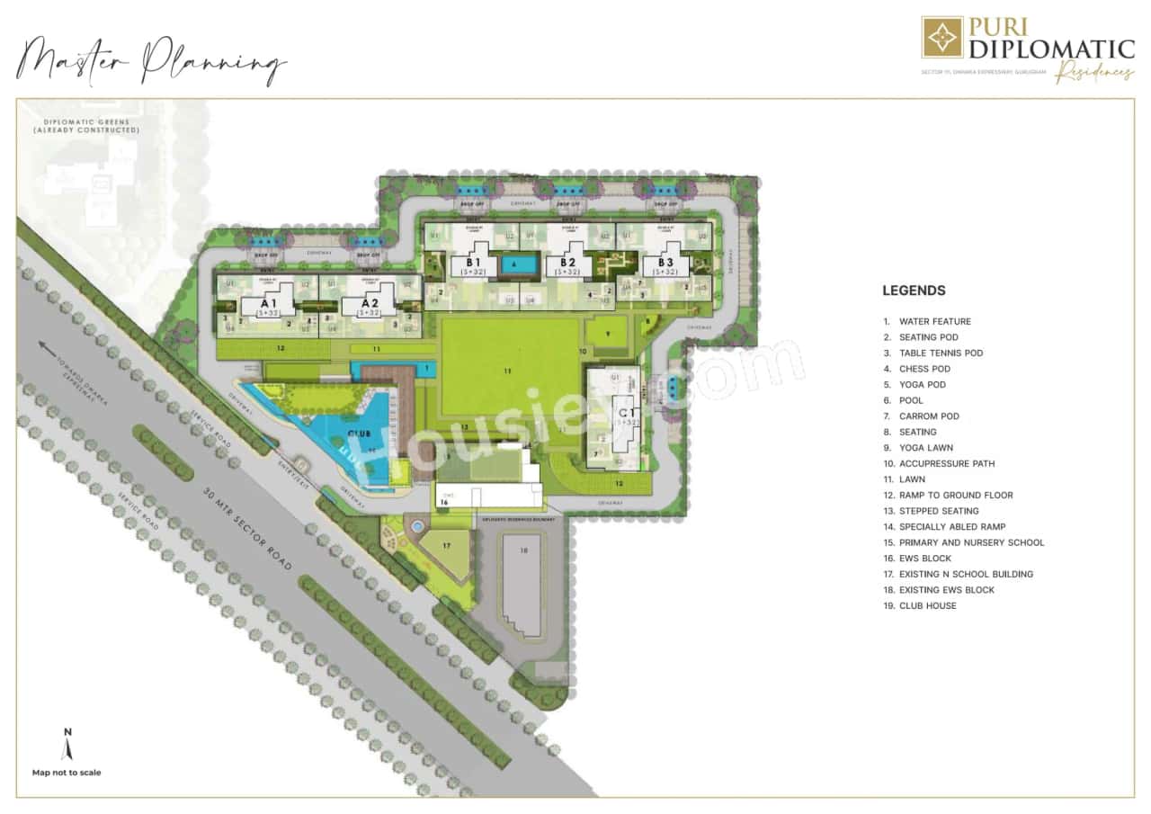 Puri Diplomatic Residences Master Plan