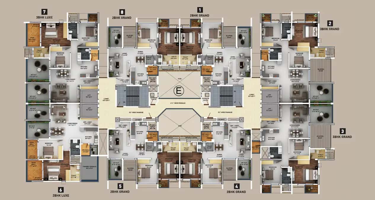 Purva Aspire Floor plan 1