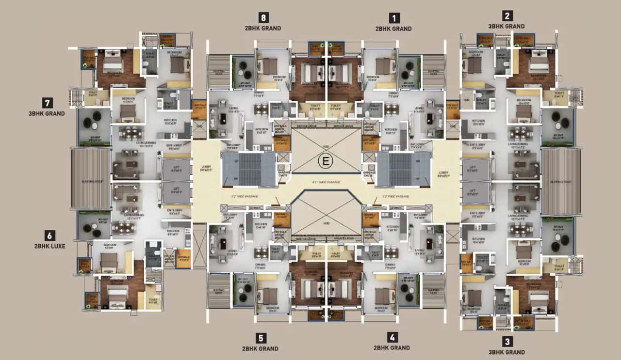 Purva Aspire Floor plan 2