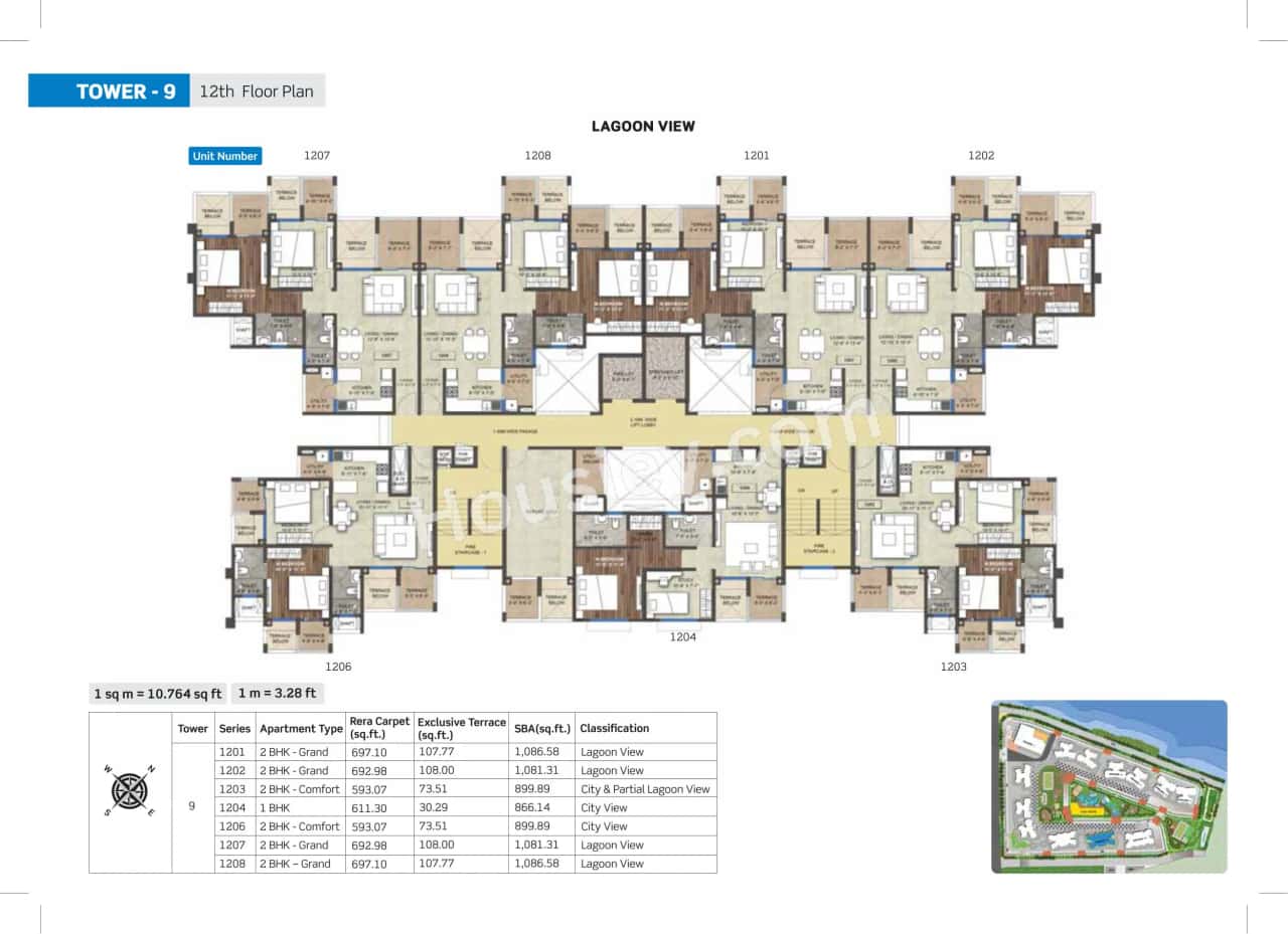 Purva Silversand Floor plan 14