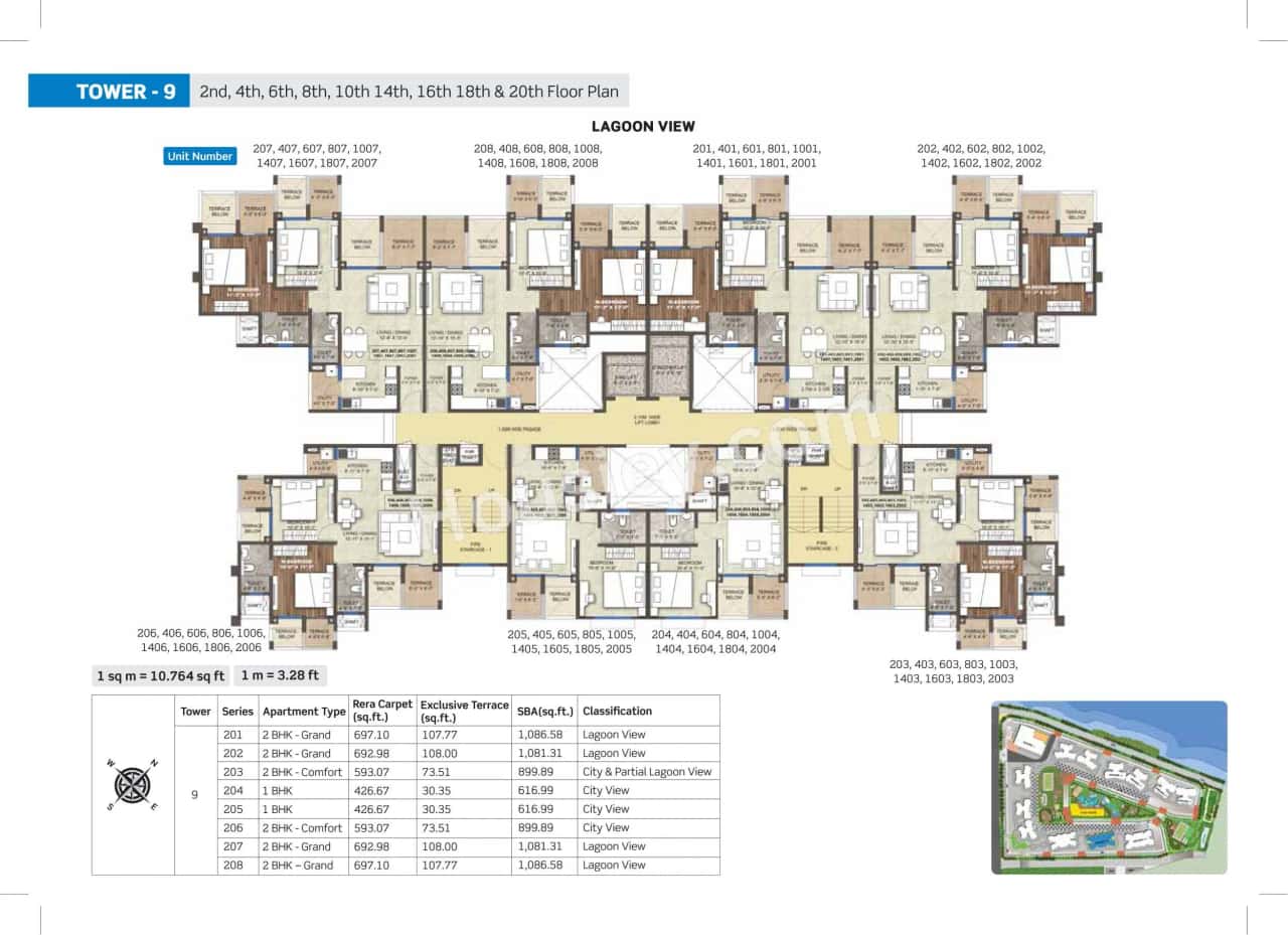 Purva Silversand Floor plan 16